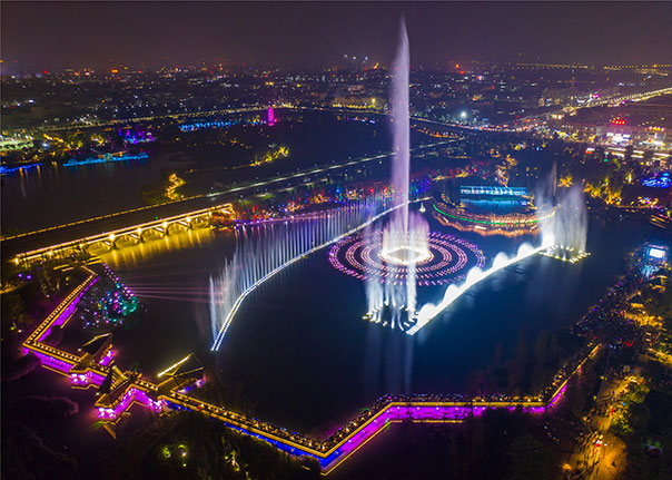 夜景照明设计,城市夜景亮化设计,夜景亮化工程,灯光秀