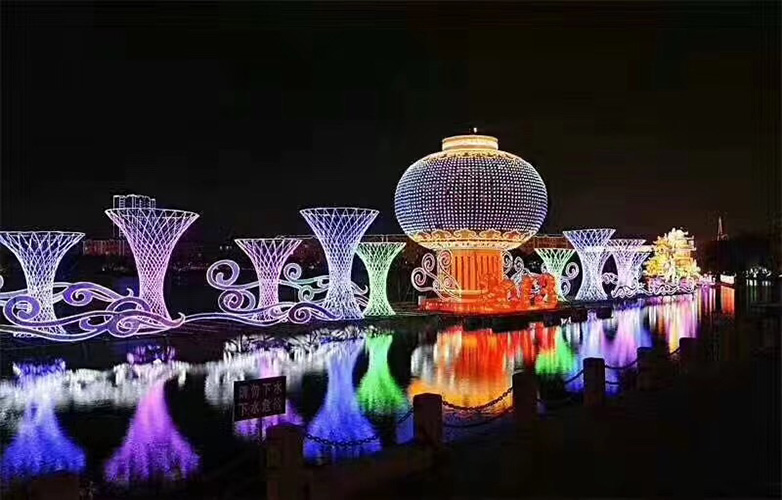 南京季节灯光小品